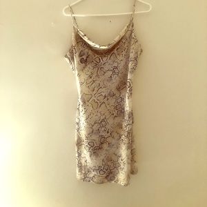 joa cowl neck slip dress